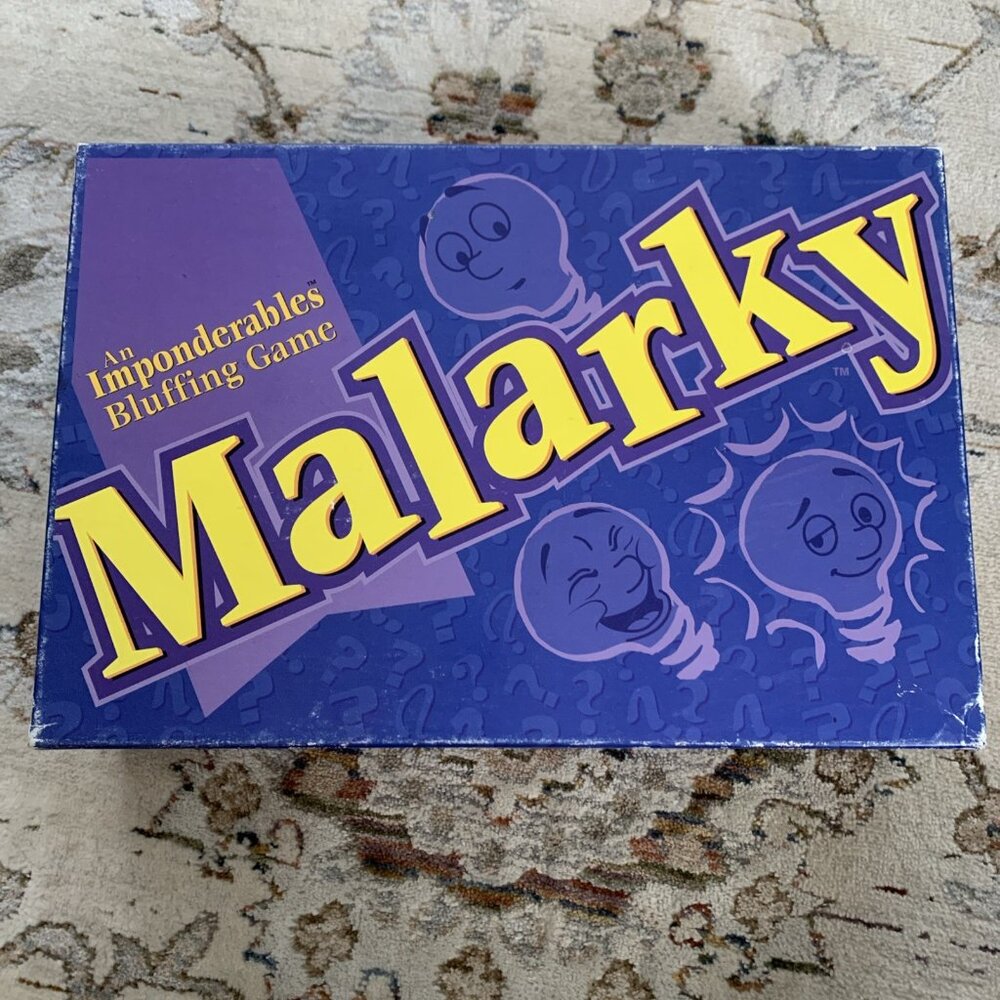 MALARKY Imponderables Bluffing Card Game Patch Products English Version Complete